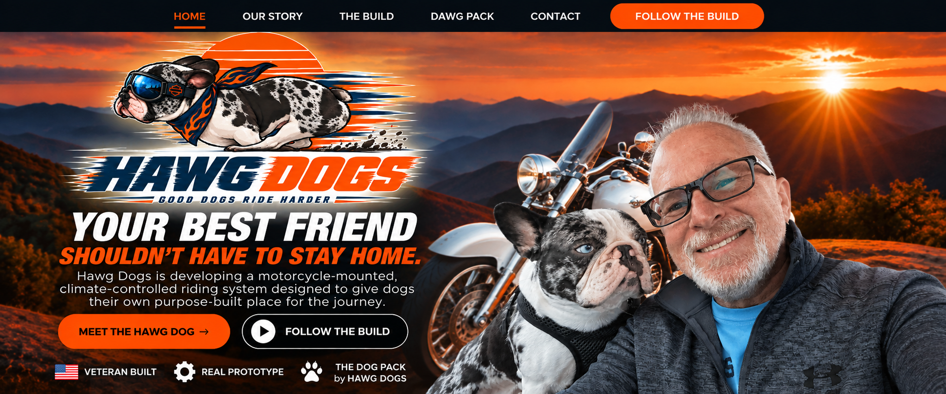Hawg Dogs — Good Dogs Ride Harder. Your best friend shouldn't have to stay home.
